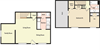 One Bedroom One Bath w/Den & Family Room